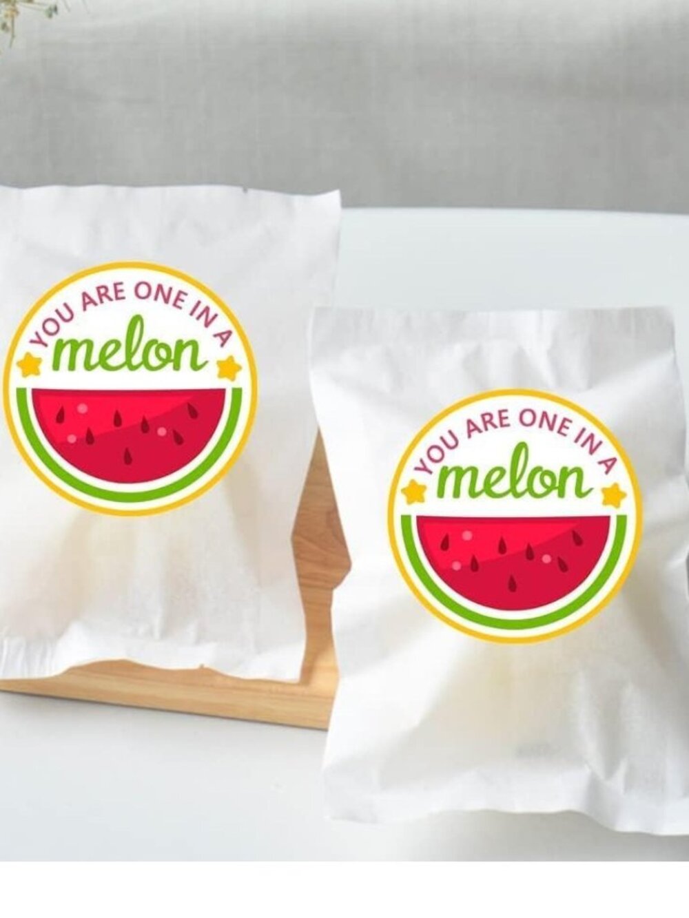 "You're One in a Melon" Thank You Stickers